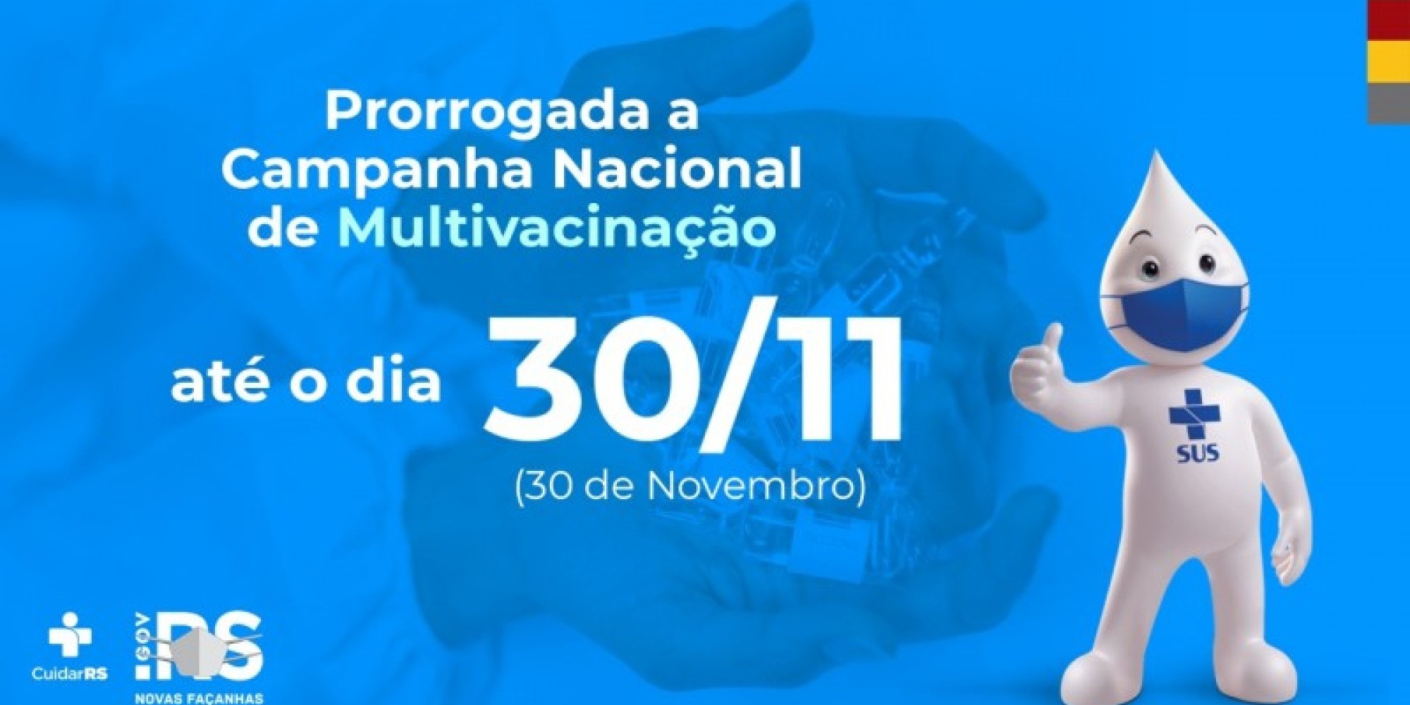 Objetivo é colocar em dia doses do calendário de rotina que estejam em atraso. Objetivo é colocar em dia doses do calendário de rotina que estejam em atraso.