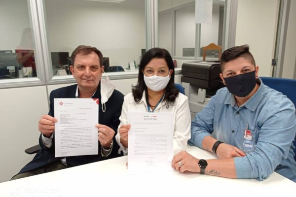 Marino e Yê estiveram em Brasília na semana passada 