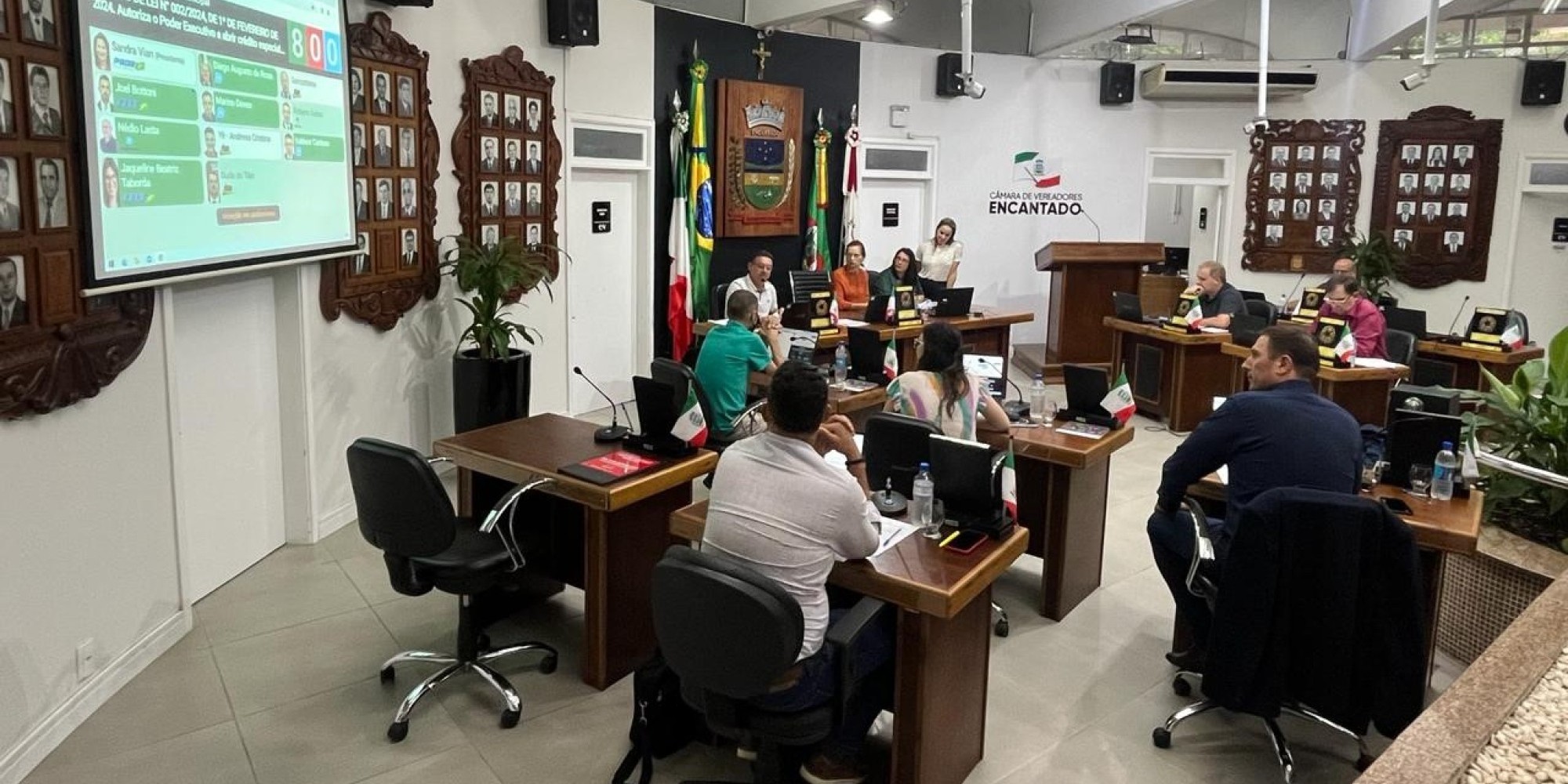 Câmara de Vereadores de Encantado realizou Sessão Ordinária