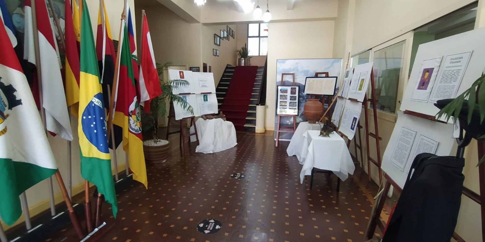 Exposição está montada na Casa de Cultura Exposição está montada na Casa de Cultura