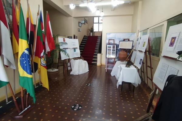 Exposição está montada na Casa de Cultura 