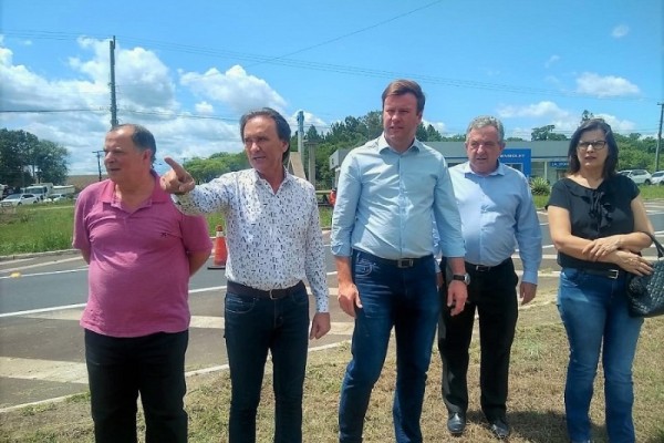 Trevo de acesso a Venâncio Aires na RSC-287, que receberá melhorias na sinalização, é vistoriado 