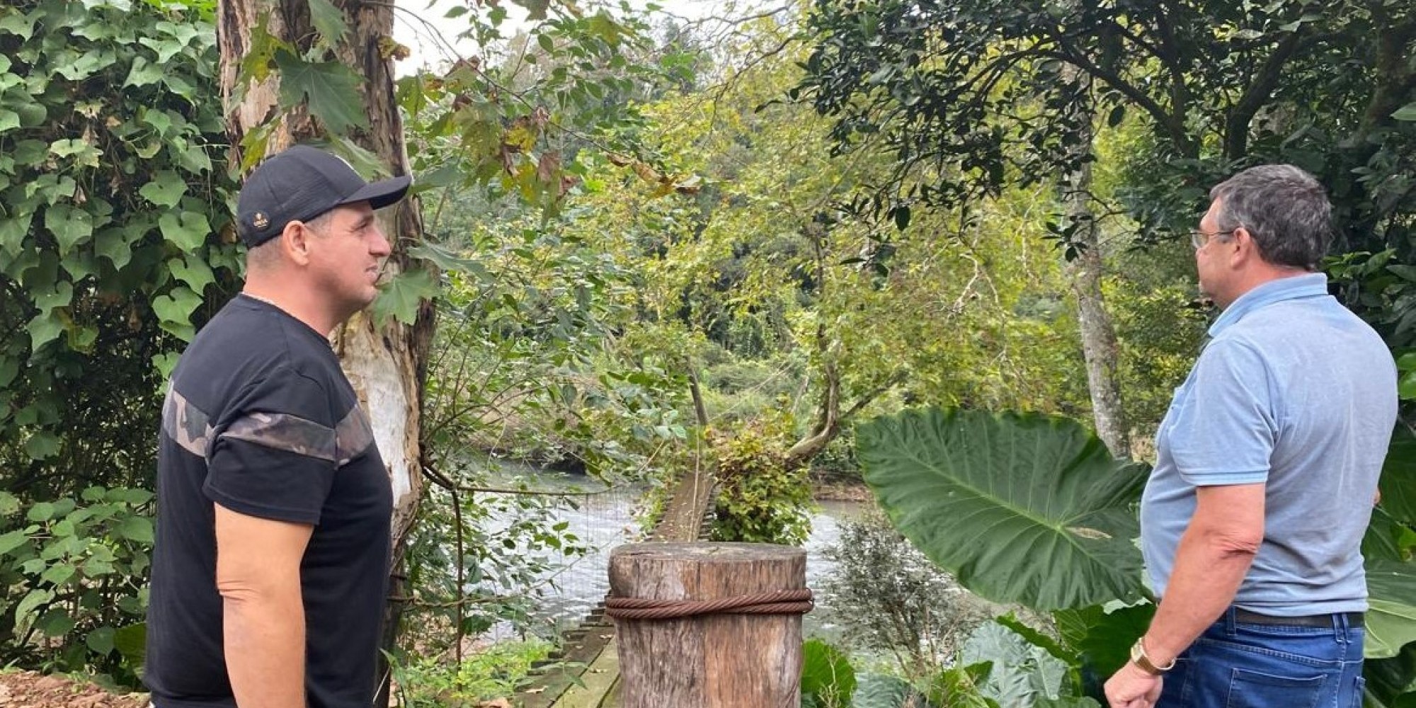Pinguelas estão sendo reconstruídas no interior do município de Encantado