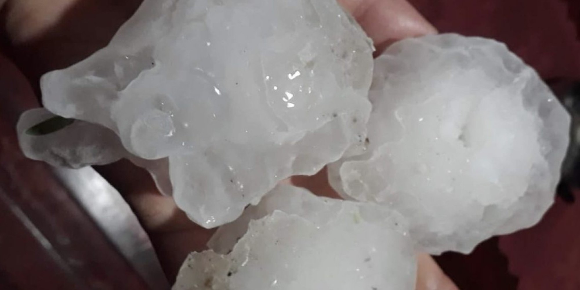 Chuva com granizo já foi registrada na metade sul do RS nesta madrugada