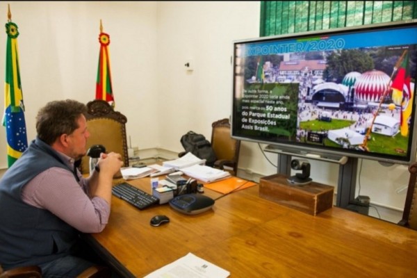 Reunião virtual foi realizada entre o secretário Covatti Filho e representantes de entidades copromotoras