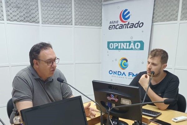 Gilson foi entrevistado na Rádio Encantado na segunda-feira (01)