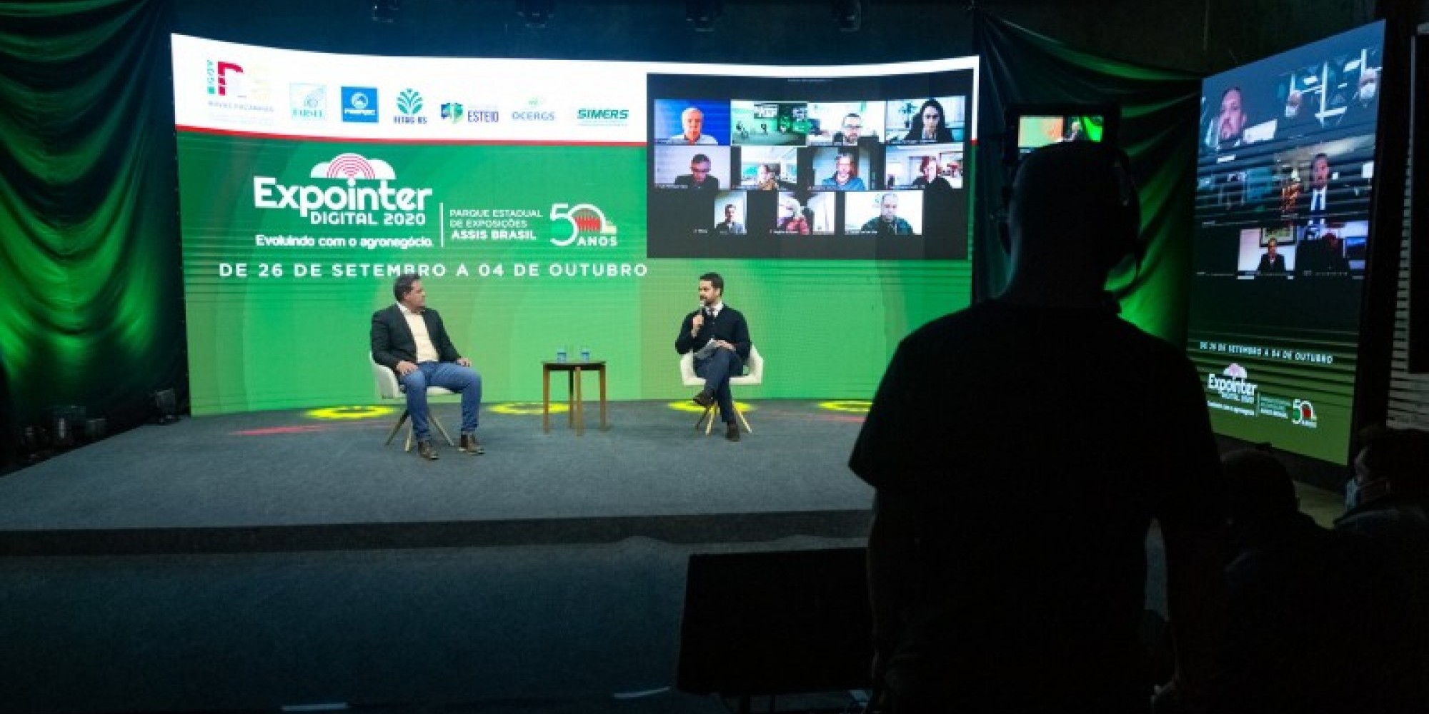 Governador Leite (D) e secretário Covatti Filho (E) detalharam como será a Expointer em formato inovador Governador Leite (D) e secretário Covatti Filho (E) detalharam como será a Expointer em formato inovador