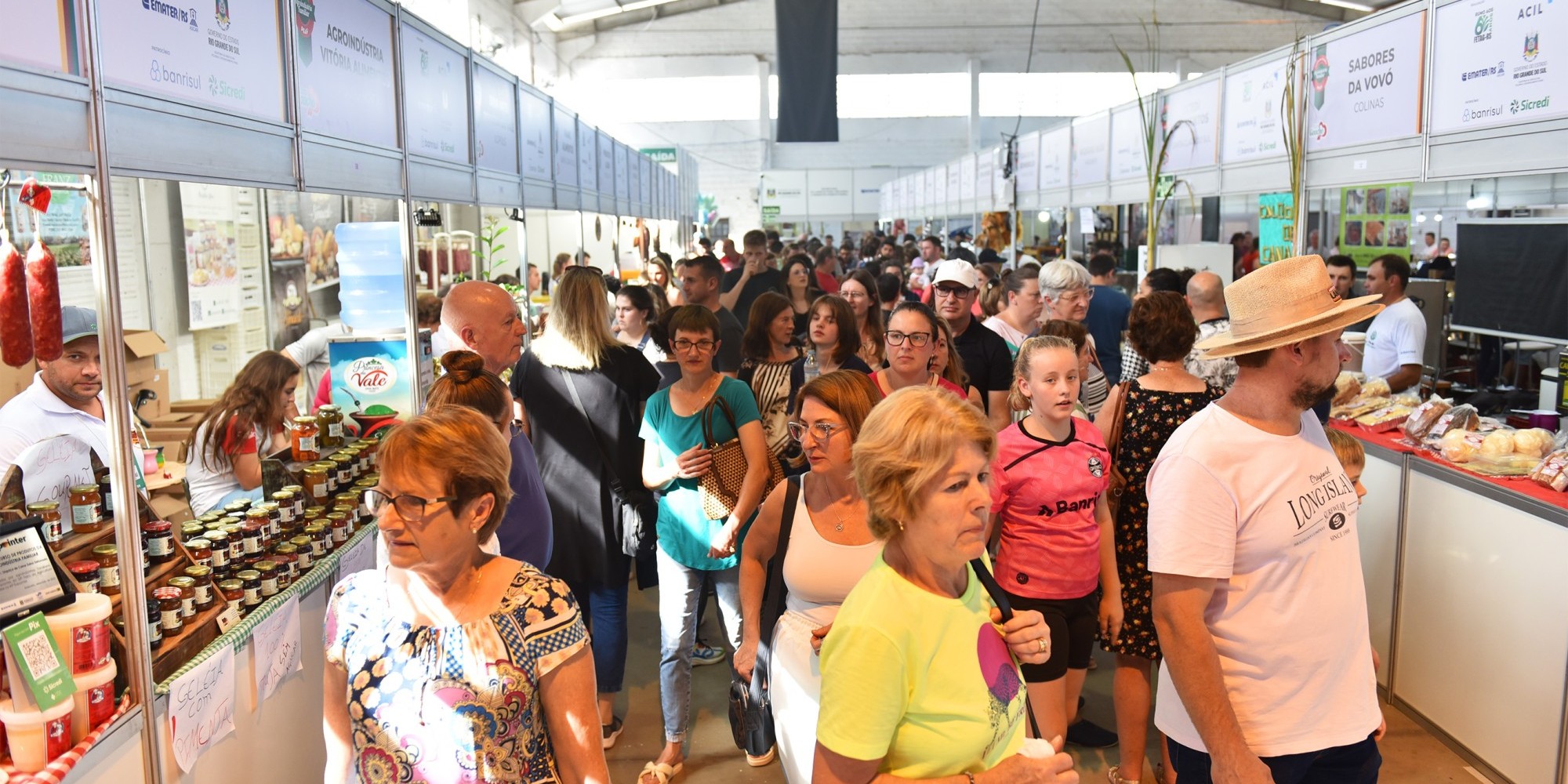 Pavilhão concentra 47 agroindústrias familiares.