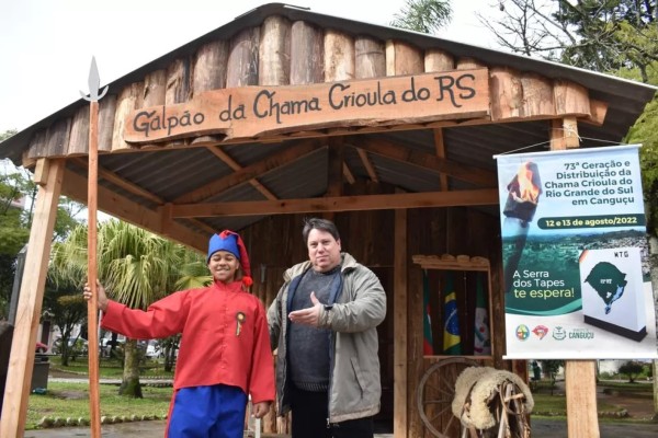 Acendimento da Chama Crioula marca início das comemorações da Semana Farroupilha