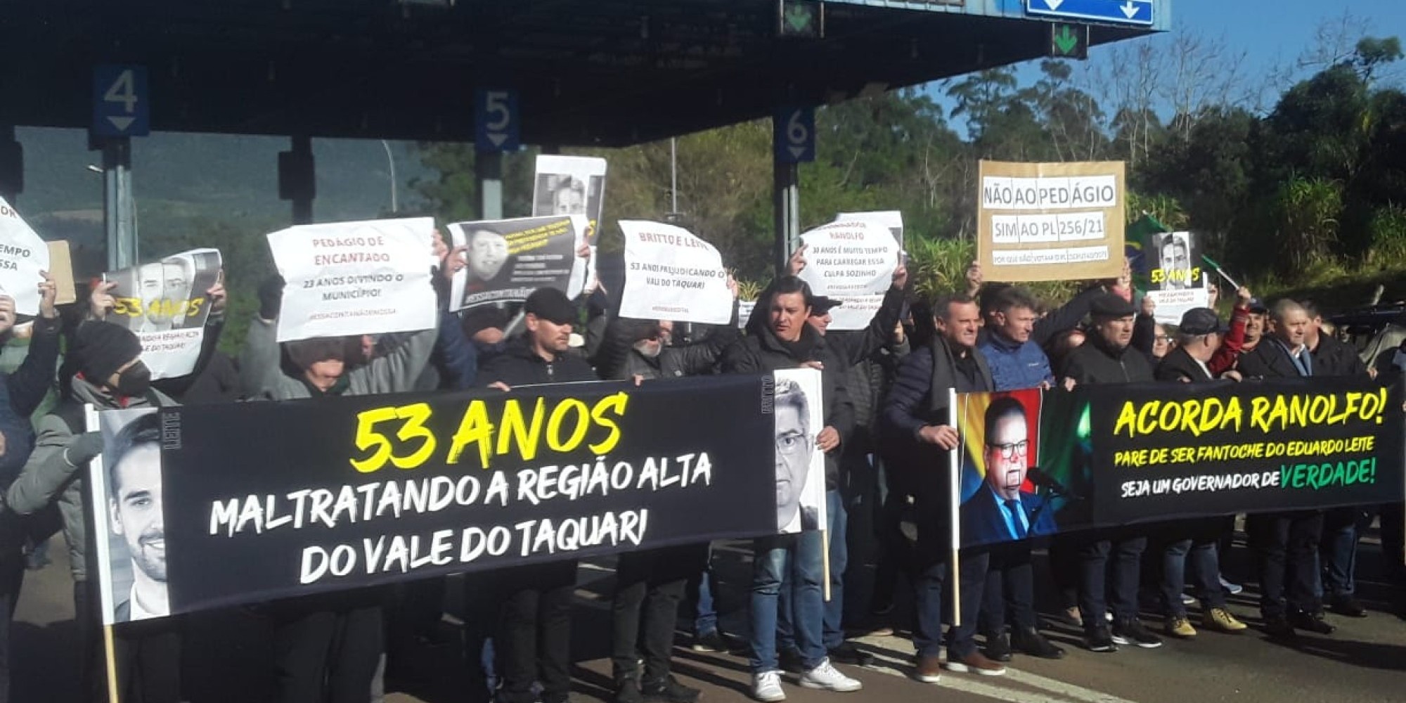 Manifestações fortes, ameaças de bomba e prisões, marcam manifestação contra o modelo de concessão do pedágio