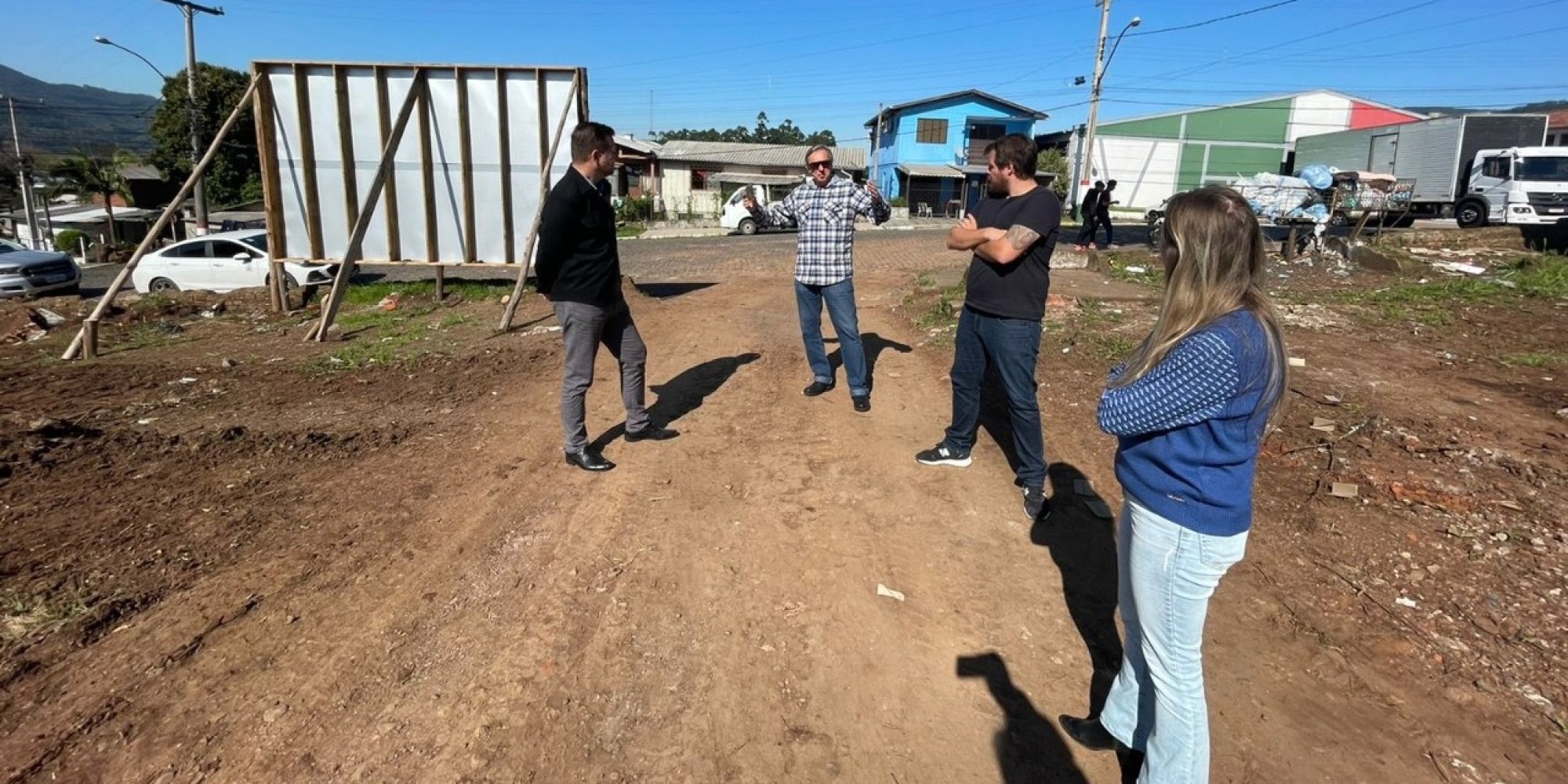 FNDE realiza vistoria na obra da nova creche Navegantes