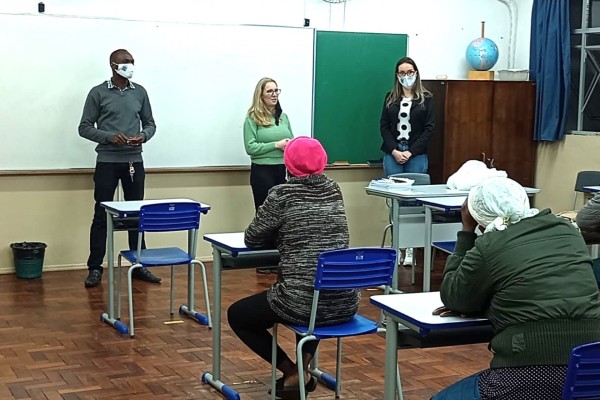 Aulas são realizadas duas vezes por semana 
