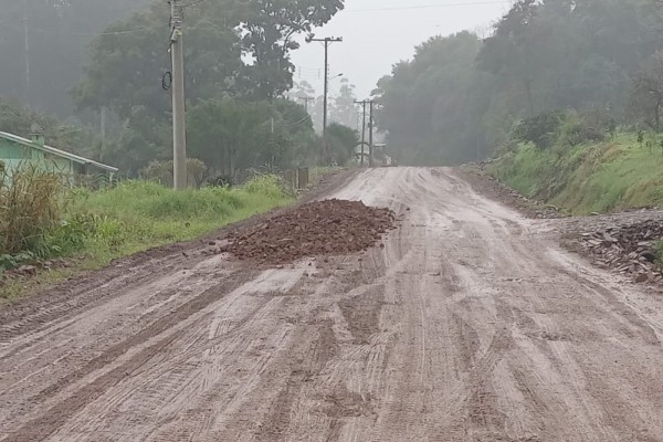 Comunidade de Fazenda Lohmann vai protestar contra a morosidade das obras da RS 129