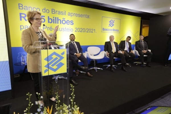 Ministra Tereza Cristina durante anúncio da liberação dos recursos