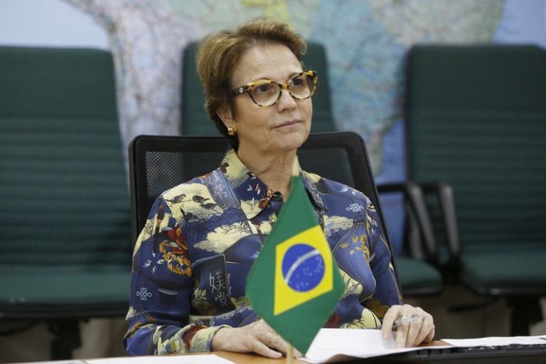 Ministra da Agricultura, Pecuária e Abastecimento, Tereza Cristina fala sobre as ações para garantir o abastecimento de alimentos no País