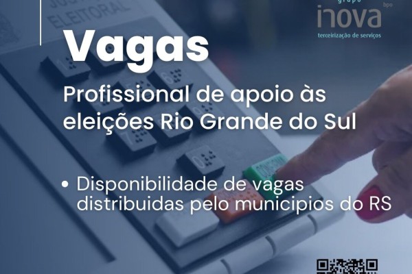 Abertas as inscrições para auxiliar de eleição no Cartório Eleitoral de Encantado