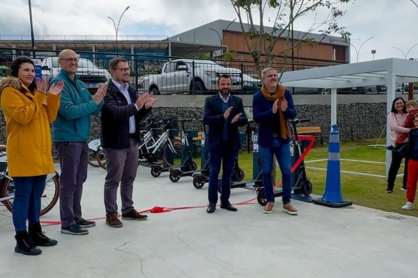 Boulevard Encantado inaugura sistema de mobilidade elétrica
