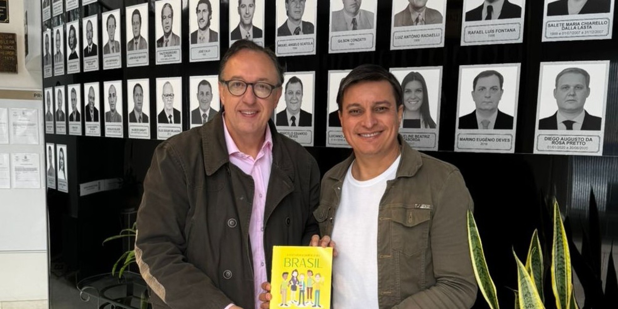 Presidente da UVB, Gilson Conzatti, visita a Câmara de Vereadores de Encantado