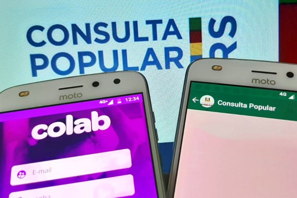 Votação ocorre de forma digital por meio do aplicativo Colab, pelo site da  Consulta Popular e também por meio de Whatsapp.