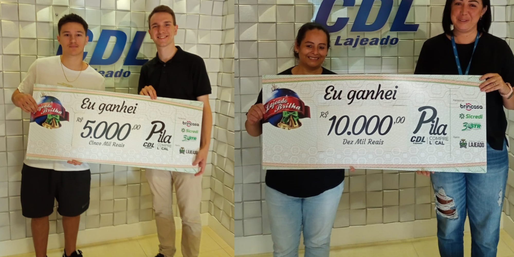 Clarice de Vargas e Fabrício Zotti receberam os prêmios principais Clarice de Vargas e Fabrício Zotti receberam os prêmios principais