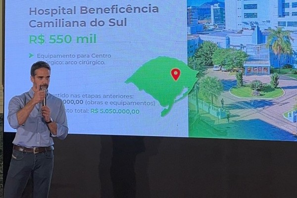Governo do Estado anuncia novo aporte ao Hospital Santa Terezinha, de Encantado