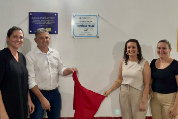 Comunidade escolar de Muçum celebra reabertura da EMEI Família Feliz