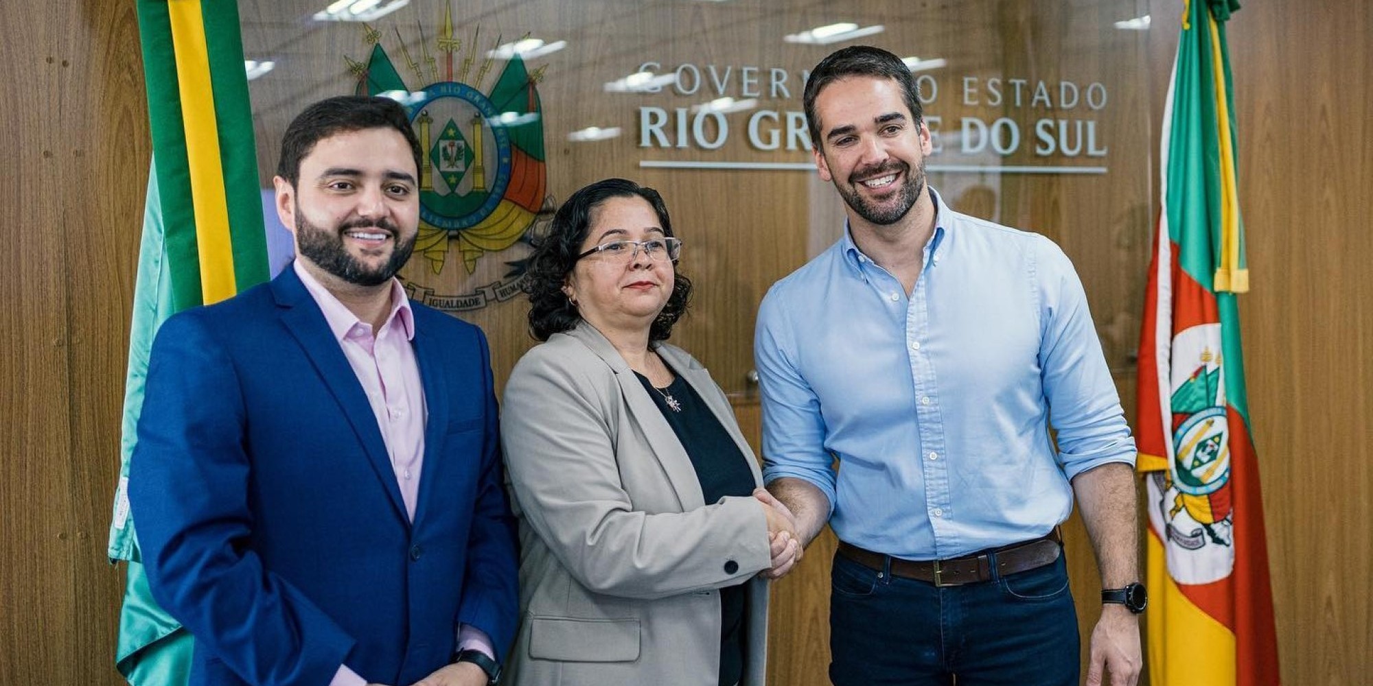 Eduardo Leite anuncia Pricilla Santana para a Fazenda