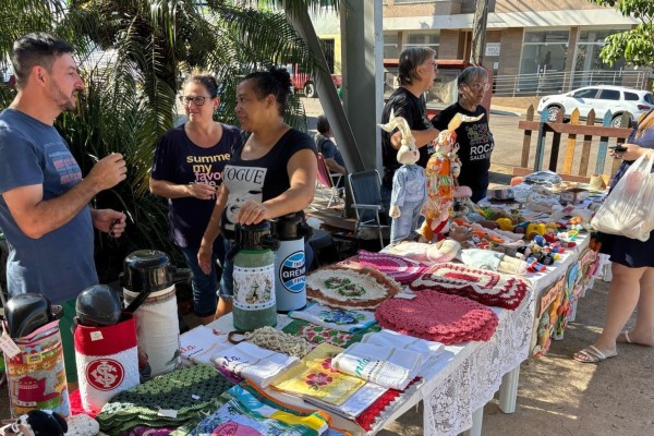Feira do Produtor de Roca Sales retorna após um ano e meio