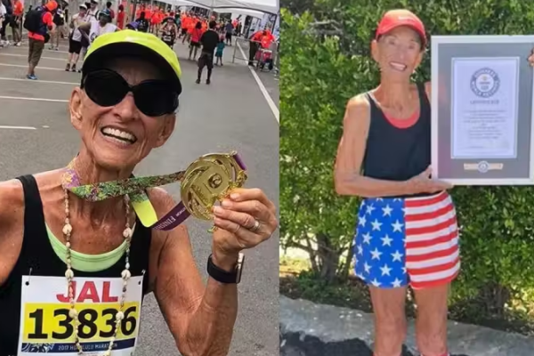 Vovó de 92 anos completa maratona e entra para o Guinness World Records