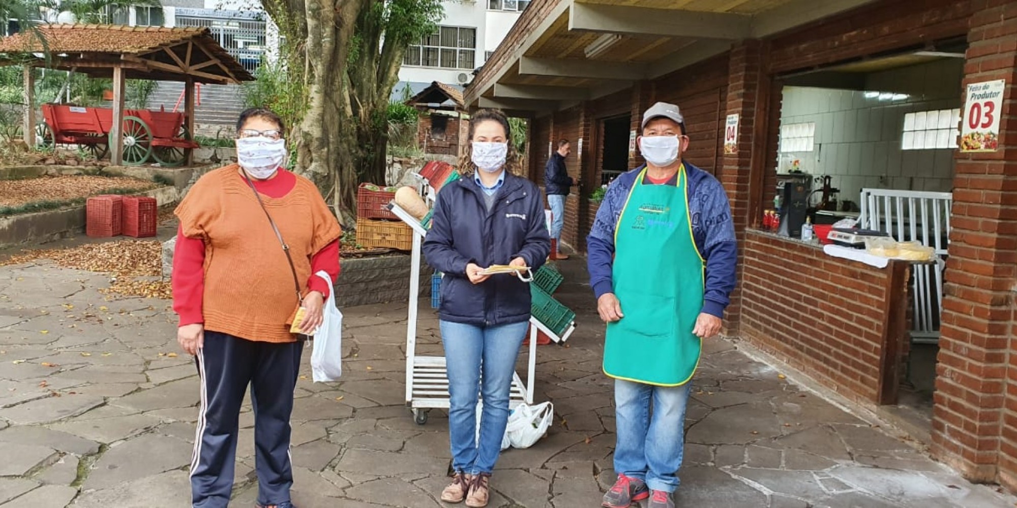 Feira retoma atendimento normal com todas as medidas de prevenção 