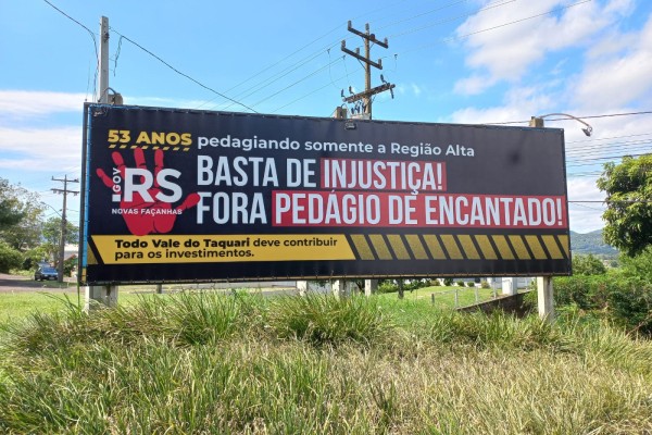 Pedágio será bloqueado no sábado