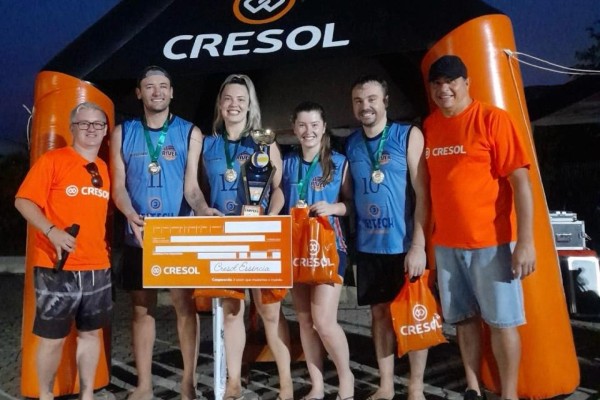 River é campeão do 2º Torneio de Vôlei da Administração Municipal de Encantado