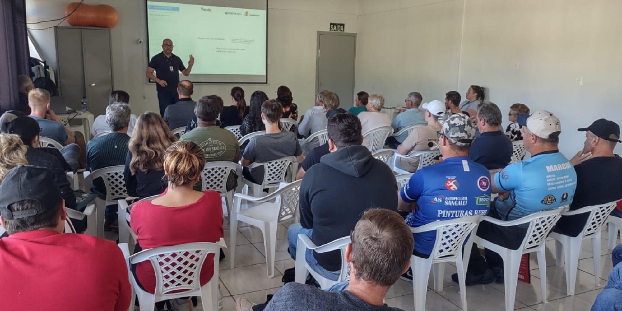 A atividade foi organizada pelo Escritório Municipal da Emater/RS-ASCAR, em parceria com a Secretaria Municipal de Agricultura e o Sindicato dos Trabalhadores Rurais