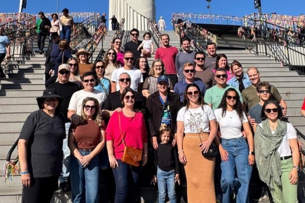 O grupo de prefeitos, turismólogos e agentes de turismo esteve no monumento no último sábado (13) para uma visita técnica.