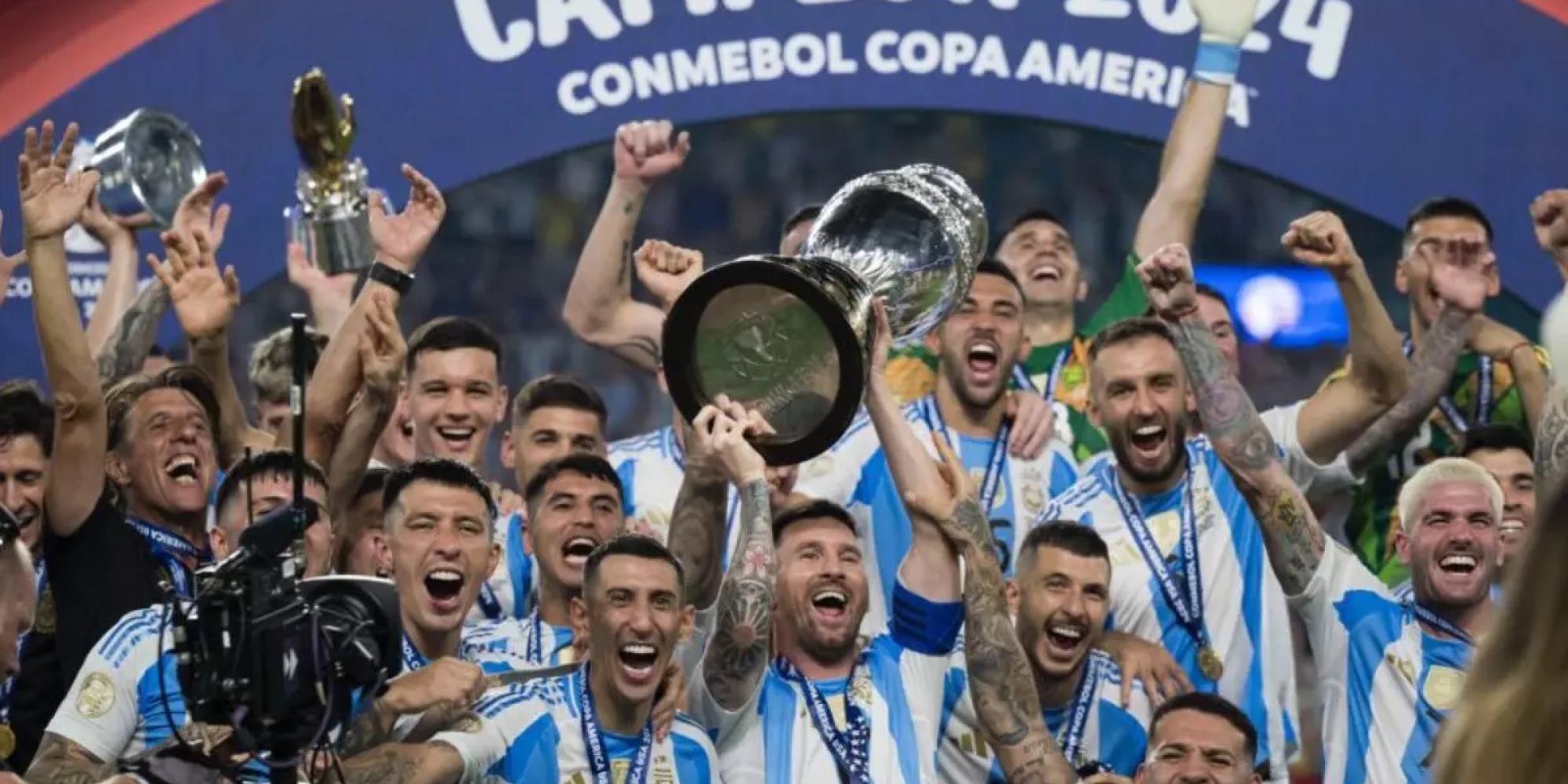 Argentina ganha da Colômbia e se isola como a maior vencedora da Copa América com 16 títulos