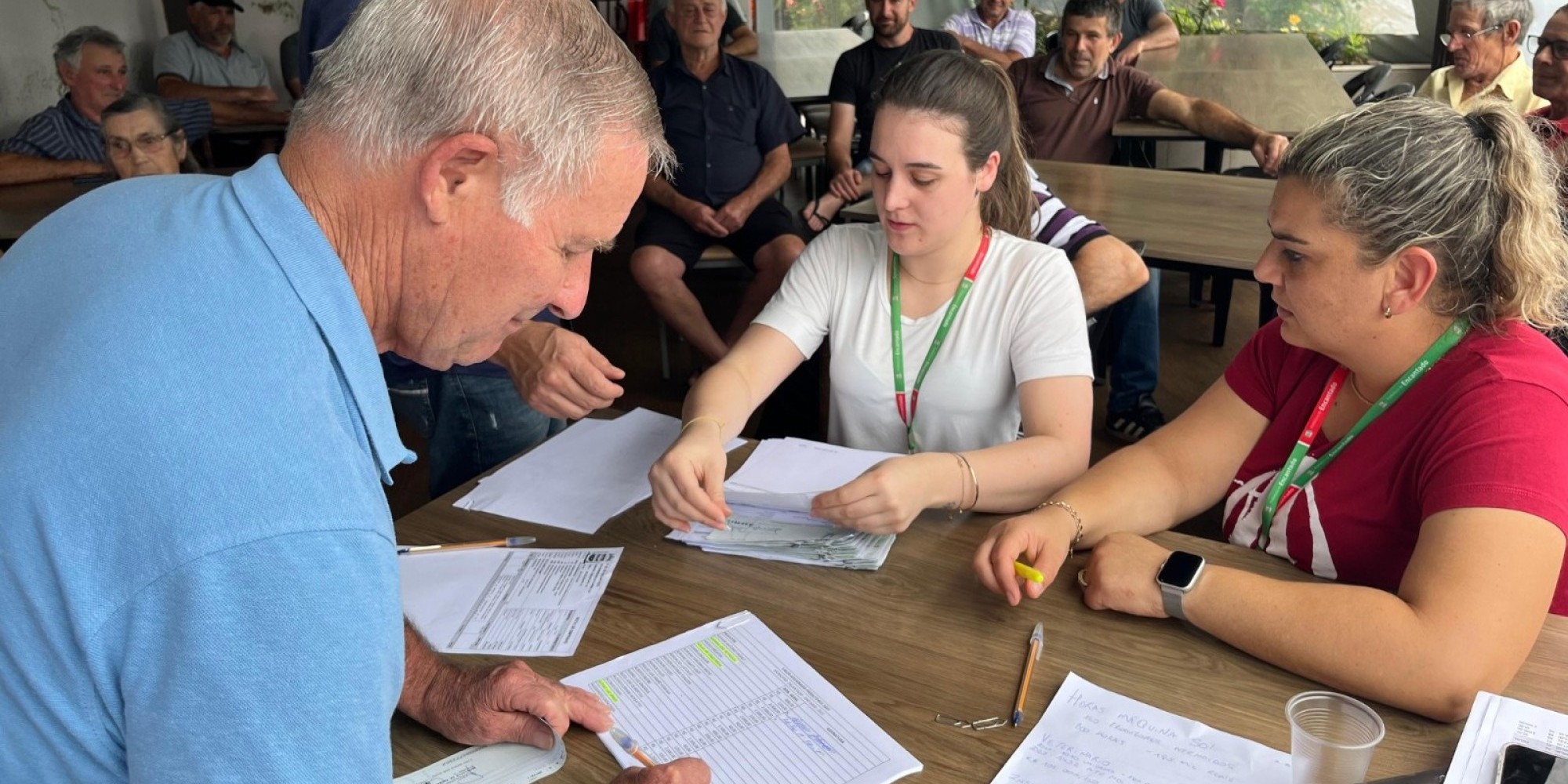 A primeira entrega contemplou as Linhas Palmas, Azevedo e Alegre A primeira entrega contemplou as Linhas Palmas, Azevedo e Alegre