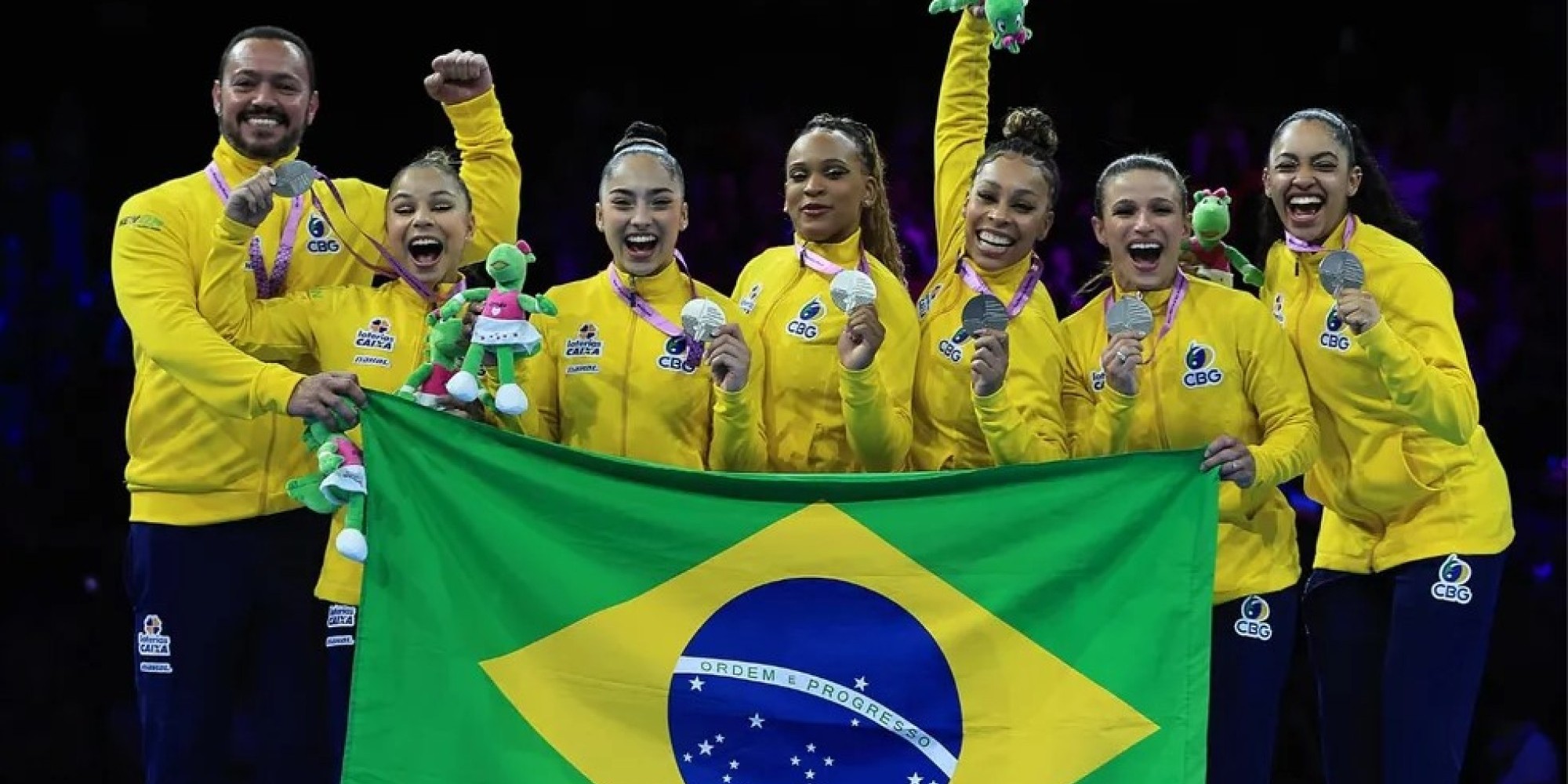 Brasil conquista medalha inédita por equipes no Mundial de Ginástica Artística