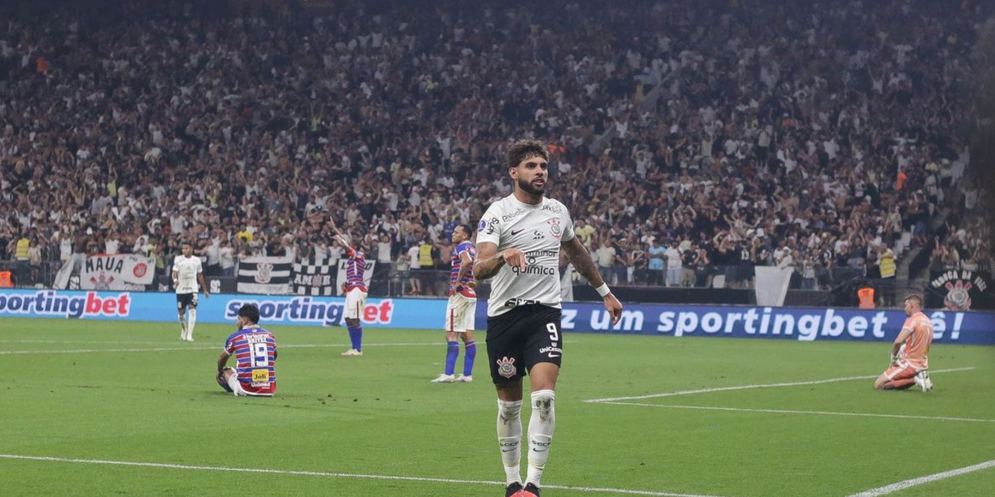 Zé Welison abriu o placar para o Leão do Pici, mas Yuri Alberto deixou tudo igual para o Timão. Zé Welison abriu o placar para o Leão do Pici, mas Yuri Alberto deixou tudo igual para o Timão.