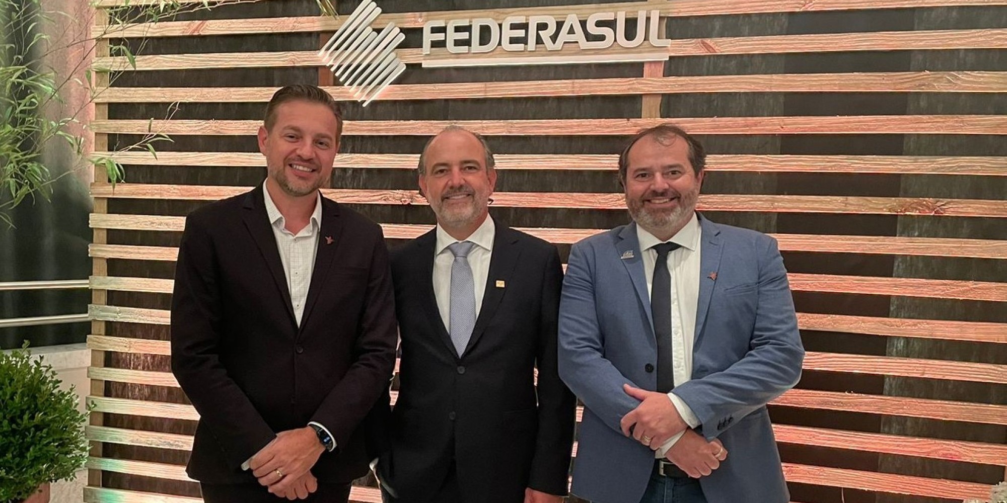 Prefeito Jonas participa da posse do novo presidente da Federasul