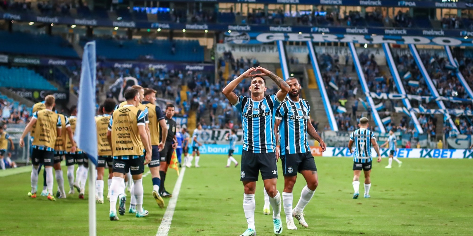 Cristaldo e Soteldo marcaram os gols da vitória nesta quarta-feira (17). Cristaldo e Soteldo marcaram os gols da vitória nesta quarta-feira (17).