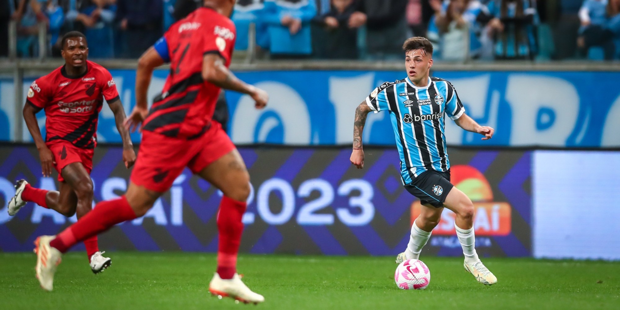 Lucas Besozzi anotou o seu primeiro gol com a camisa Tricolor. 