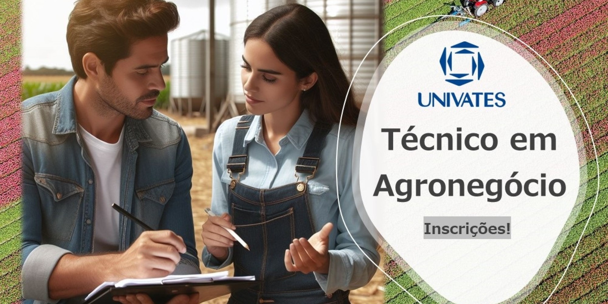 Inscrições abertas para o Curso Técnico em Agronegócio da Univates