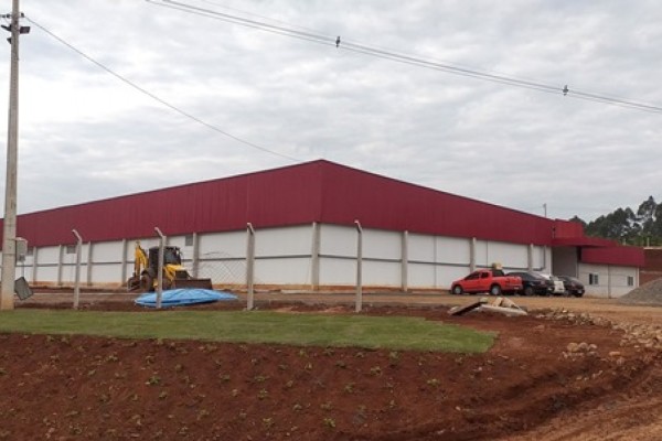 Incubatório localizado em Linha Palanque Pequeno, interior do município de Mato Leitão