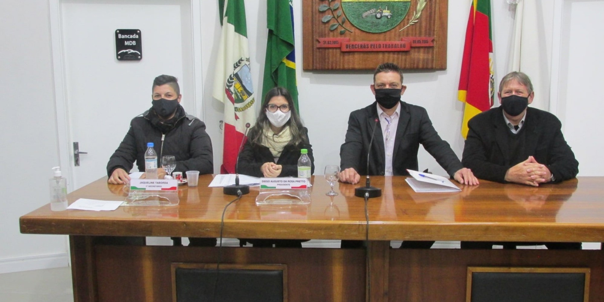 Por aclamação, Valdecir Cardoso é o presidente da Câmara de Encantado