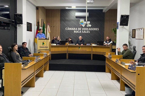 A sessão ordinária também contou com a apresentação do programa estadual Operação Terra Forte.