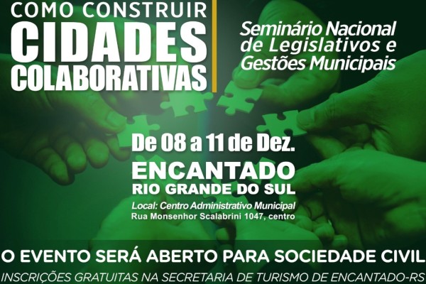 Evento é promovido pela União dos Vereadores do Brasil